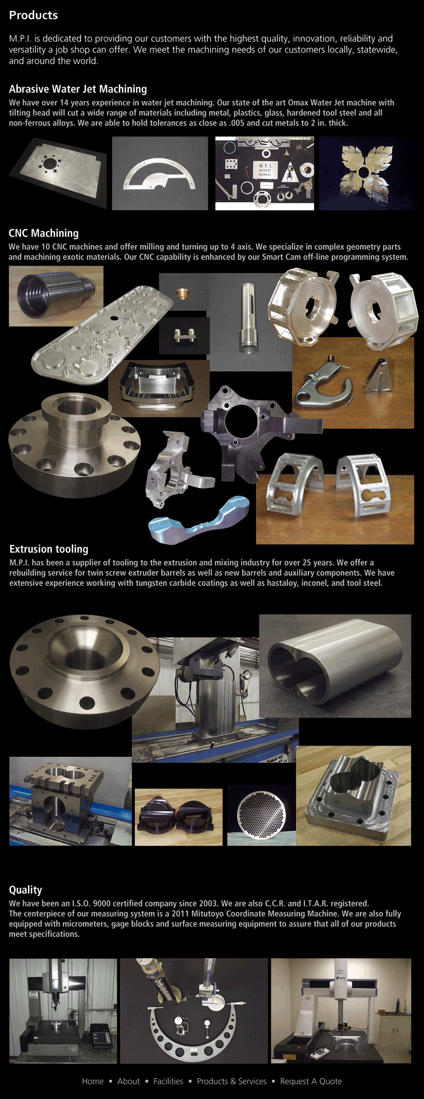 Products & Services for Metal Processing Inc.